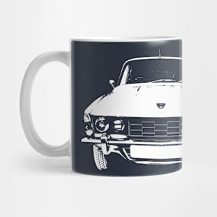 Rover P6 1960s-1970s British classic car monoblock Mug